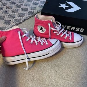 Platform Pink Converse